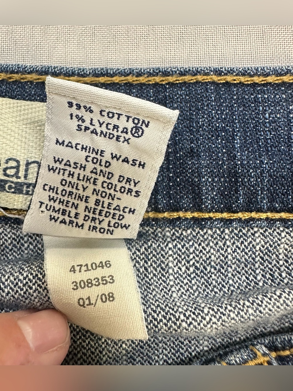 Gap Long And Lean Size 12 Long Boot Cut Mid Wash Blue Jeans Classic Y2K Tall - Picture 4 of 8